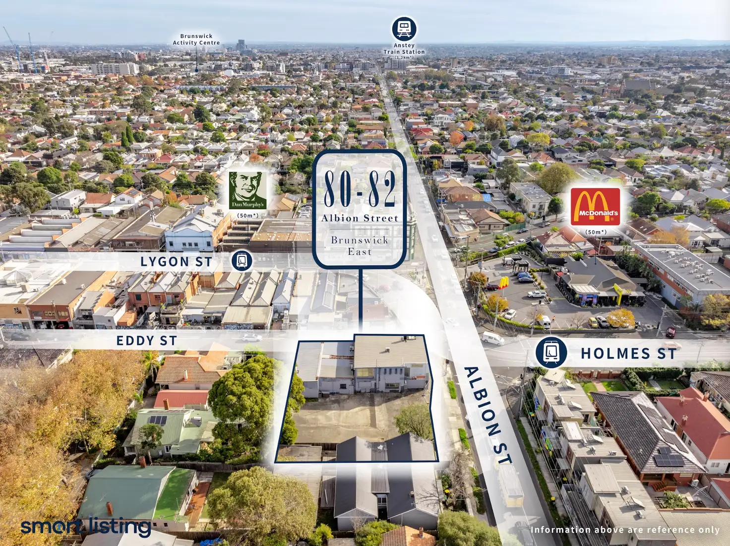 Main view of Homely land listing, 80 Albion Street, Brunswick East VIC 3057