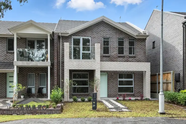 Main view of Homely semi-detached listing, 25 Camden Acres Drive, Elderslie NSW 2570