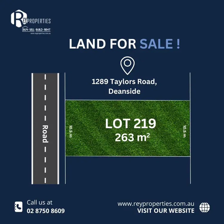 LOT 219, 1289 Taylors Road, Deanside VIC 3336
