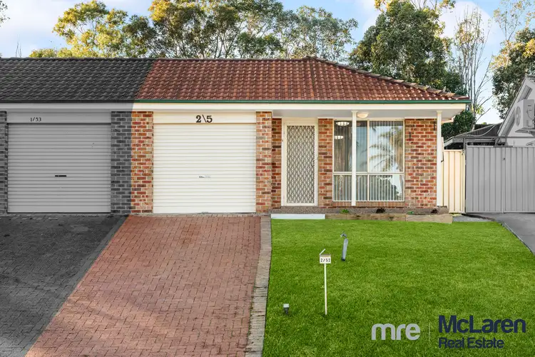 Main view of Homely villa listing, 2/53 De Havilland Crescent, Raby NSW 2566
