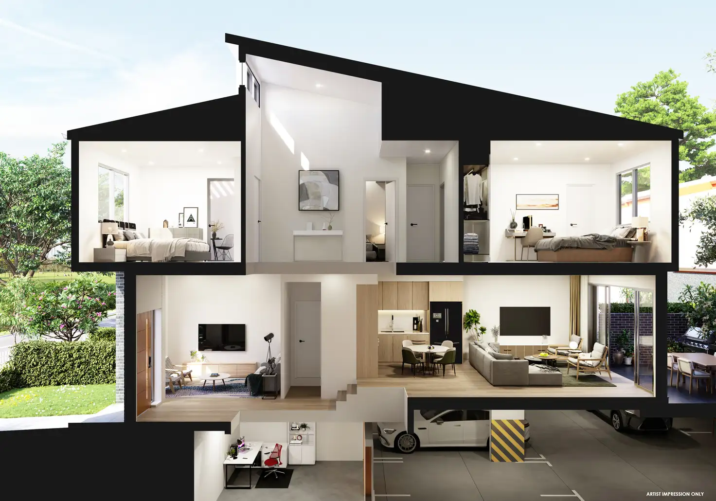 Main view of Homely townhouse listing, Take the First Step – Walk Through Your Future Home, North Kellyville NSW 2155