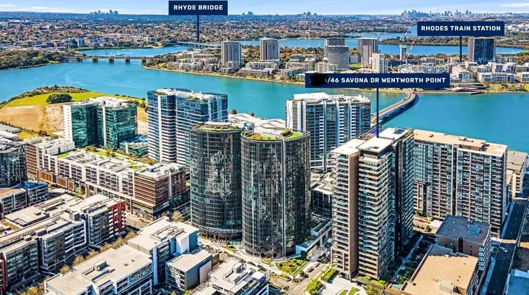 Main view of Homely apartment listing, 1610/46 Savona Drive, Wentworth Point NSW 2127