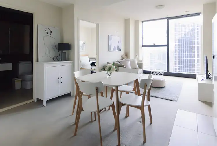 Second view of Homely apartment listing, 4203/568 Collins St, Melbourne VIC 3000