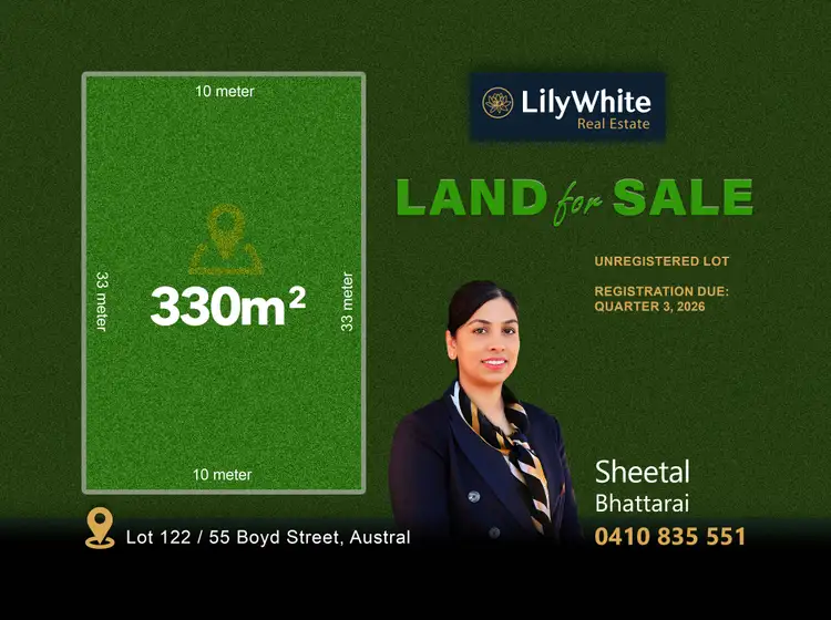 LOT 122, 155 Boyd Street, Austral NSW 2179