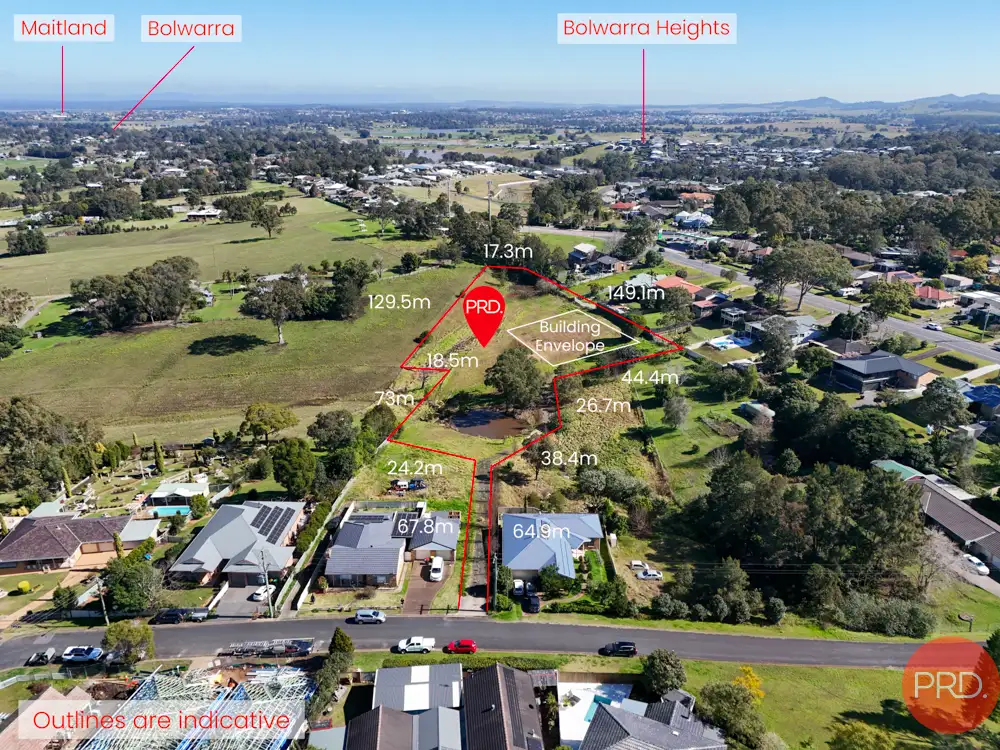Main view of Homely land listing, 13A Dalveen Road, Bolwarra Heights NSW 2320