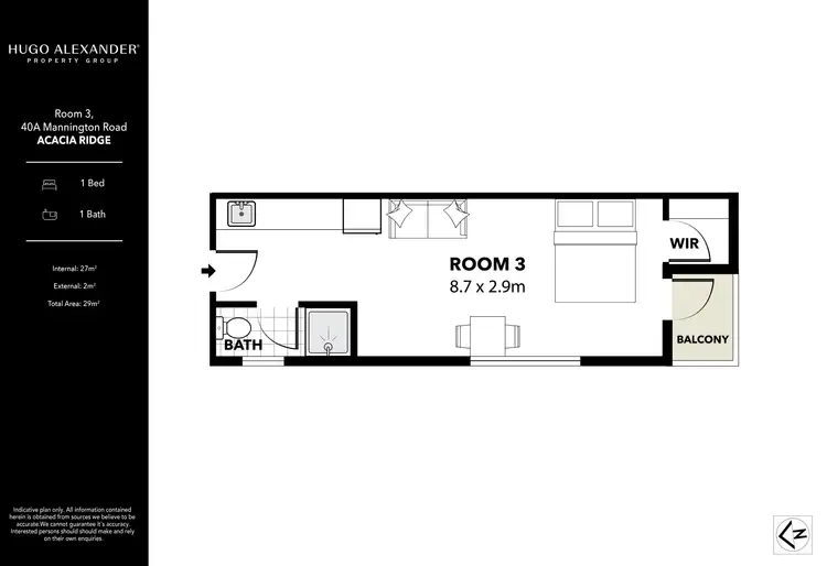 Fourth view of Homely studio listing, 3/40A Mannington Road, Acacia Ridge QLD 4110