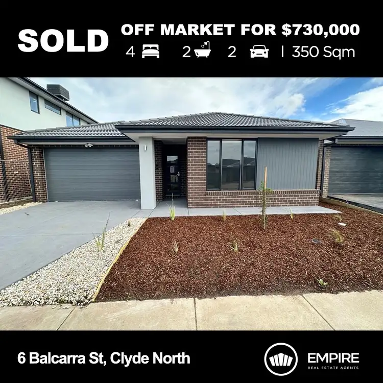 6 Balcarra Street, Clyde North VIC 3978