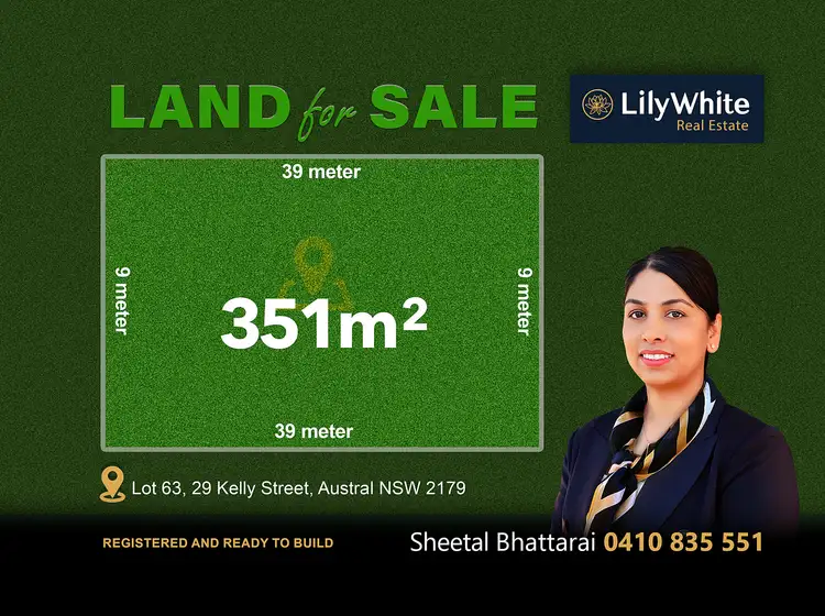 LOT 63, 29 Kelly Street, Austral NSW 2179