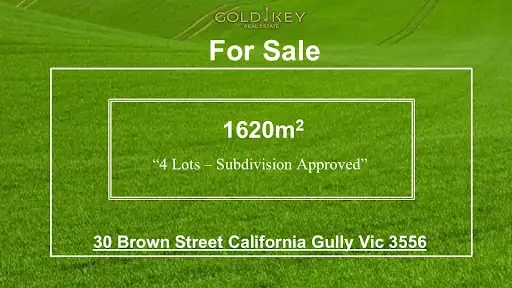 Main view of Homely land listing, 30 Brown Street, California Gully VIC 3556