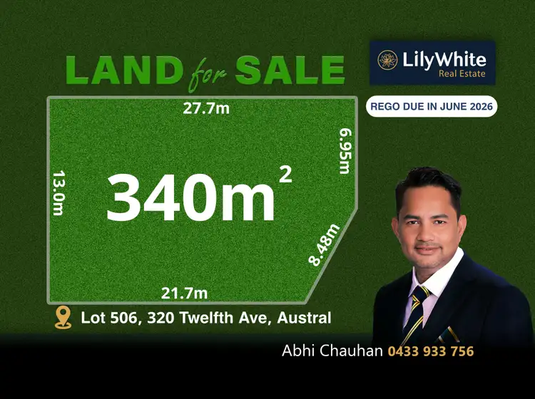 Main view of Homely land listing, LOT 506, 320 Twelfth Avenue, Austral NSW 2179