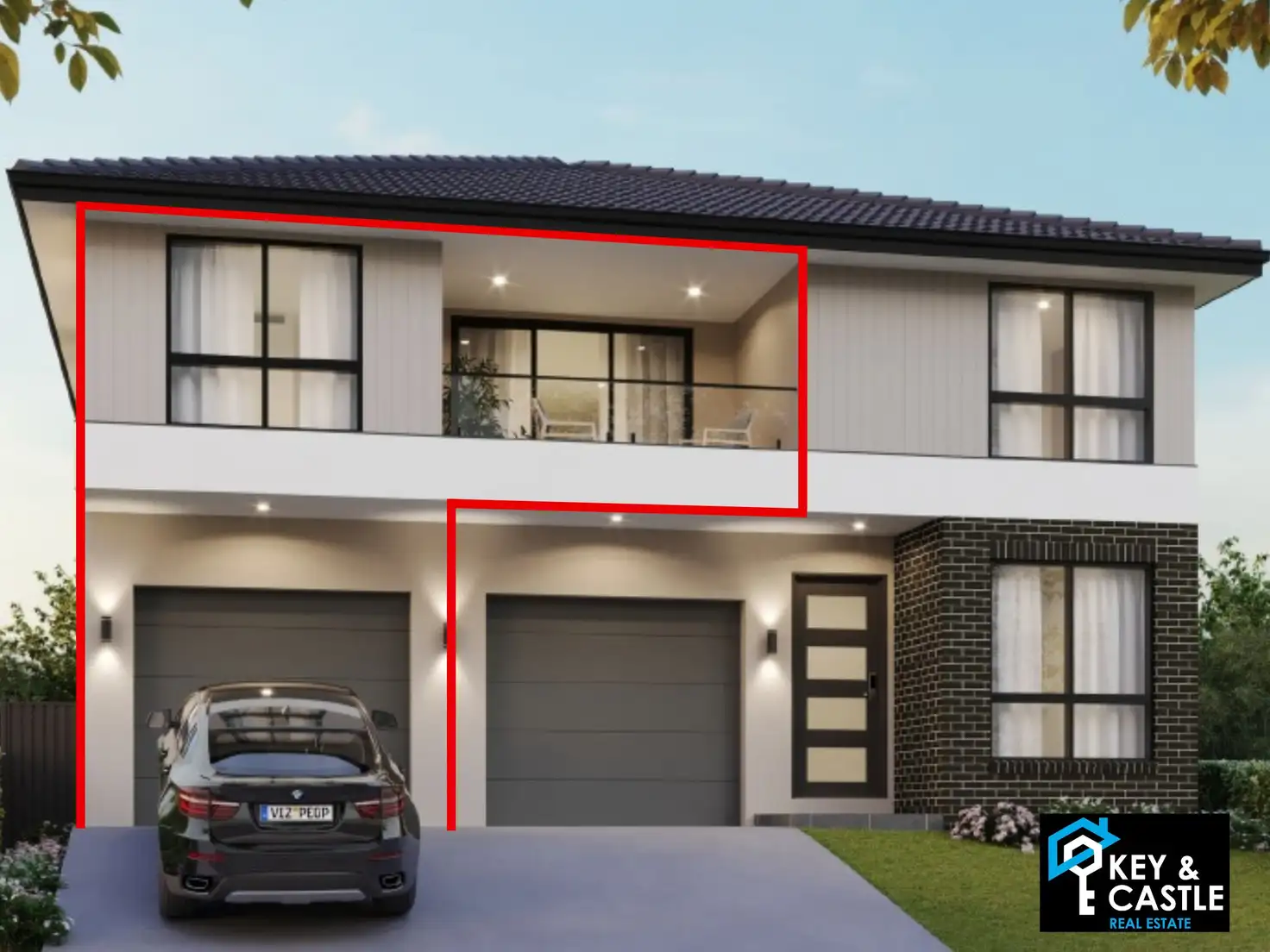 Main view of Homely semi-detached listing, 4B Borealis Way, Box Hill NSW 2765