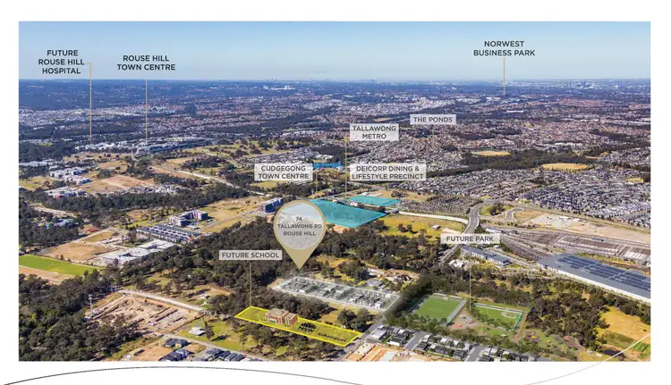 Second view of Homely house listing, 74 Tallawong Road, Rouse Hill NSW 2155