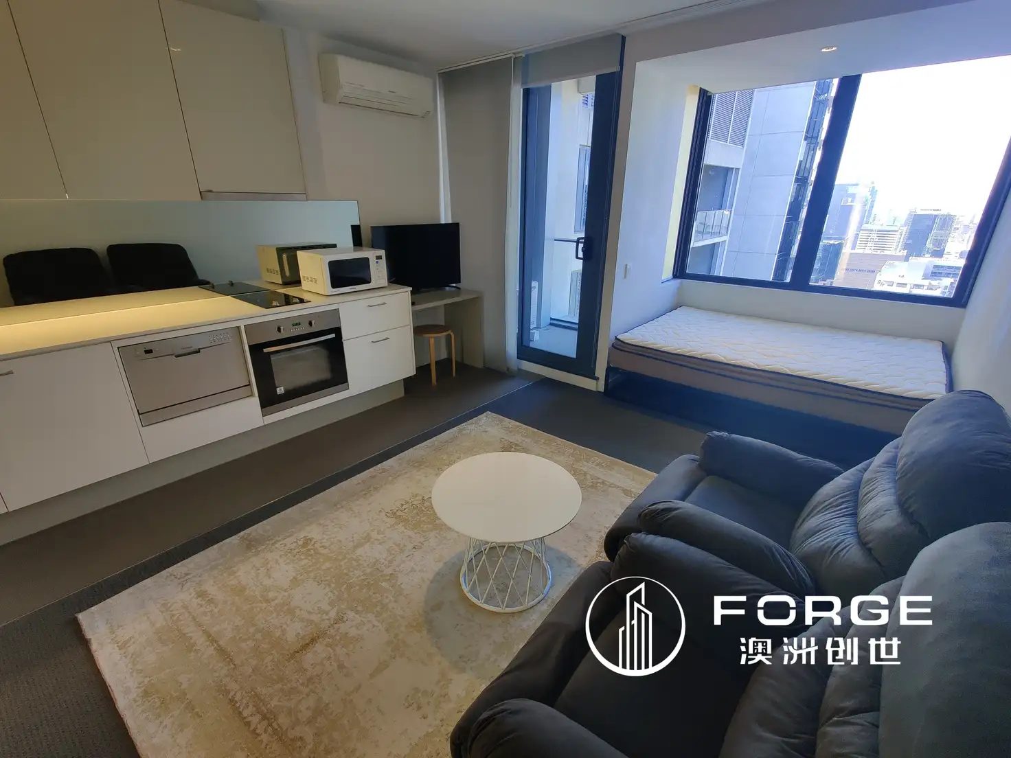 Main view of Homely studio listing, 4506/220 Spencer Street, Melbourne VIC 3000