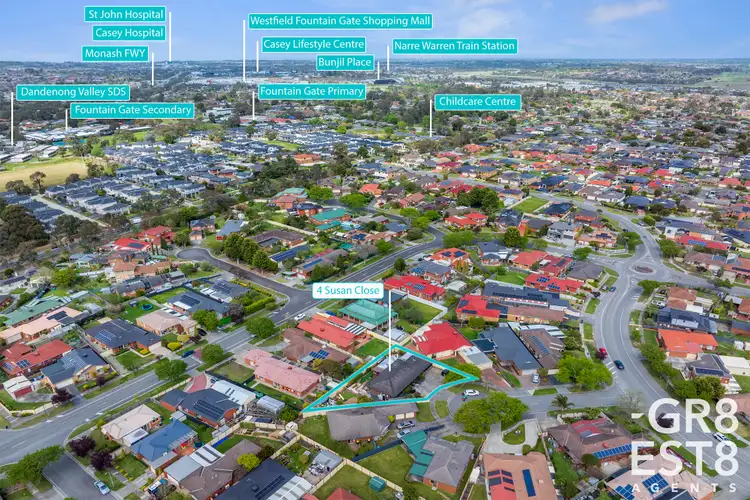 Second view of Homely house listing, 4 Susan Close, Narre Warren VIC 3805