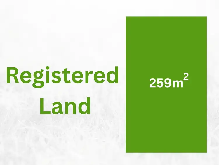 REGISTERED LAND (READY TO BUILD ), Box Hill NSW 2765