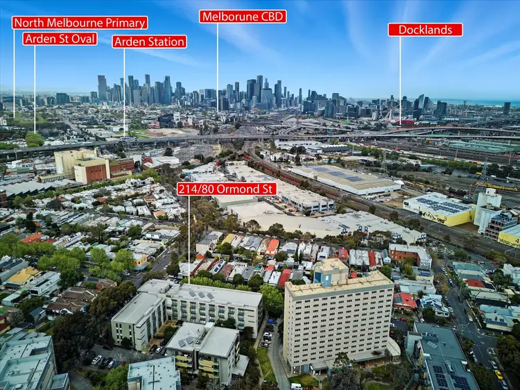 Second view of Homely apartment listing, 214/80 ORMOND STREET, Kensington VIC 3031