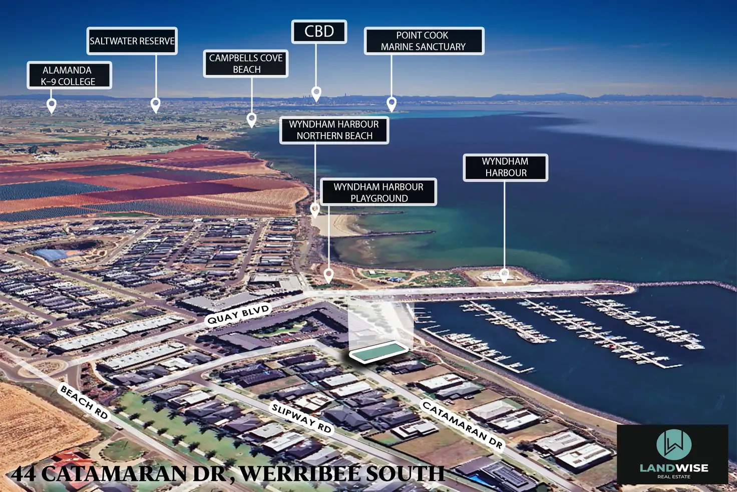 Main view of Homely land listing, 44 Catamaran Drive, Werribee South VIC 3030