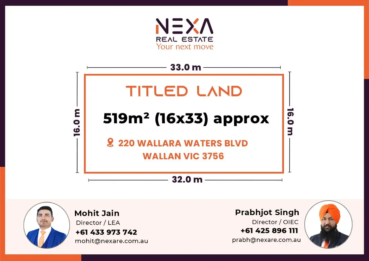 Main view of Homely land listing, 220 Wallara Waters Boulevard, Wallan VIC 3756