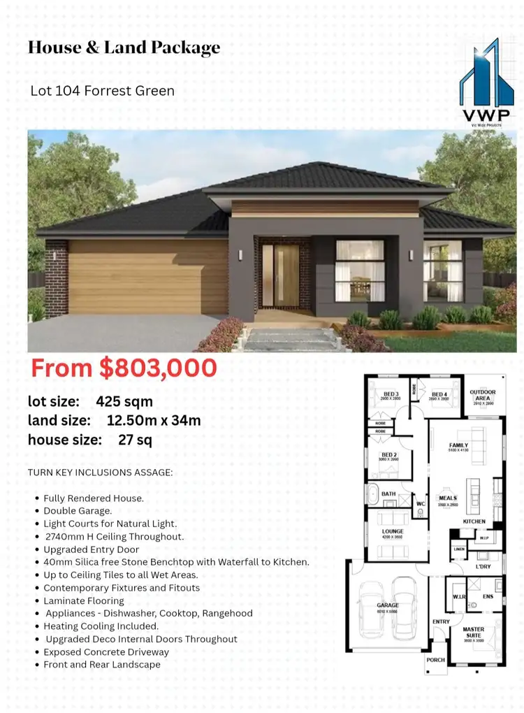 Main view of Homely land listing, LOT 104, 7 Amazon Street, Armstrong Creek VIC 3217