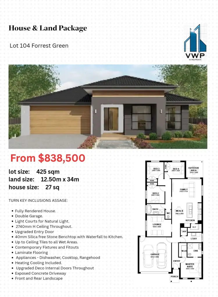 LOT 104, 7 Amazon Street, Armstrong Creek VIC 3217