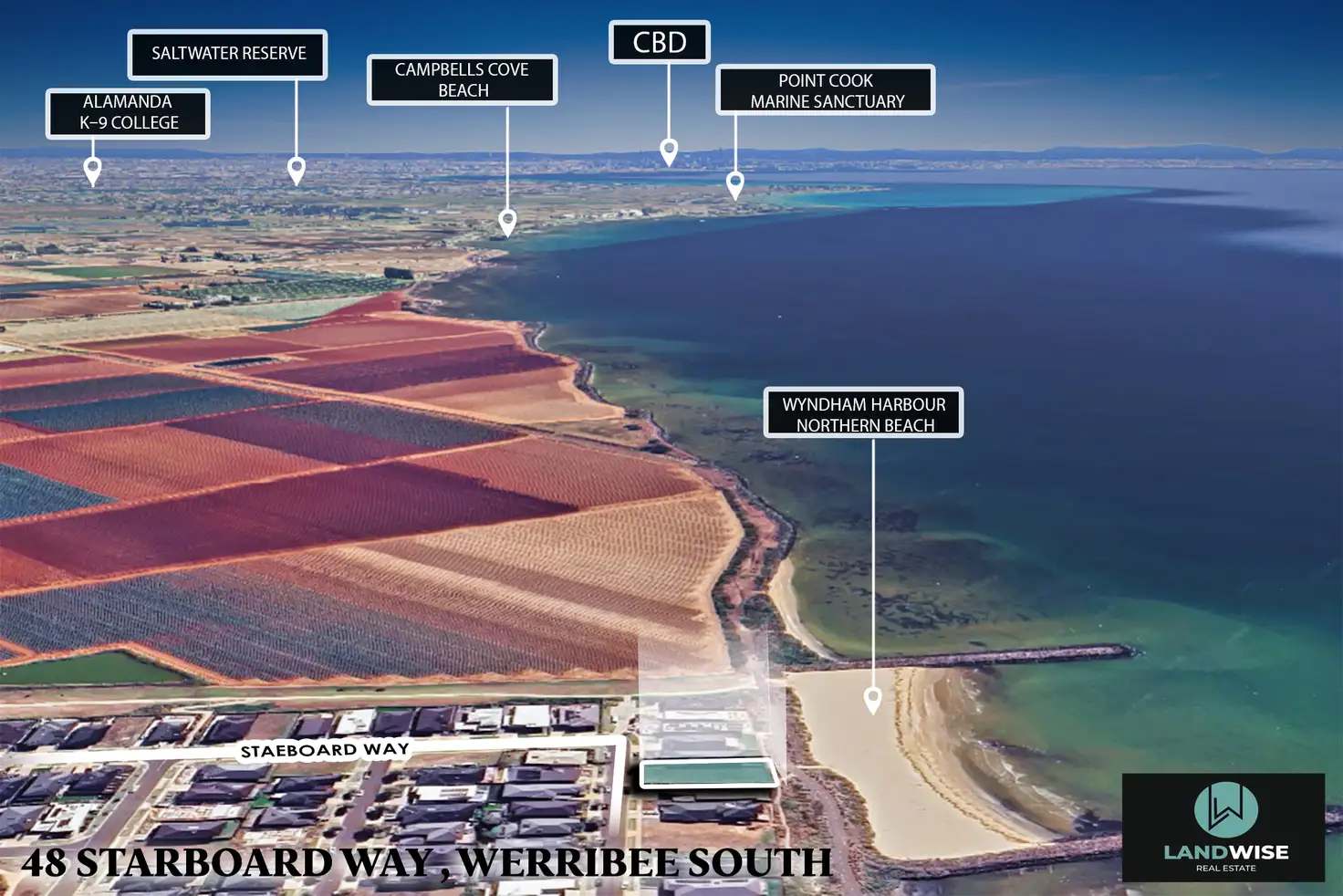 Main view of Homely land listing, 48 Starboard Way, Werribee South VIC 3030