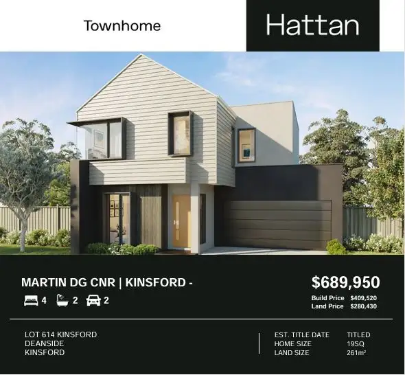 LOT 614 KINSFORD, Deanside VIC 3336