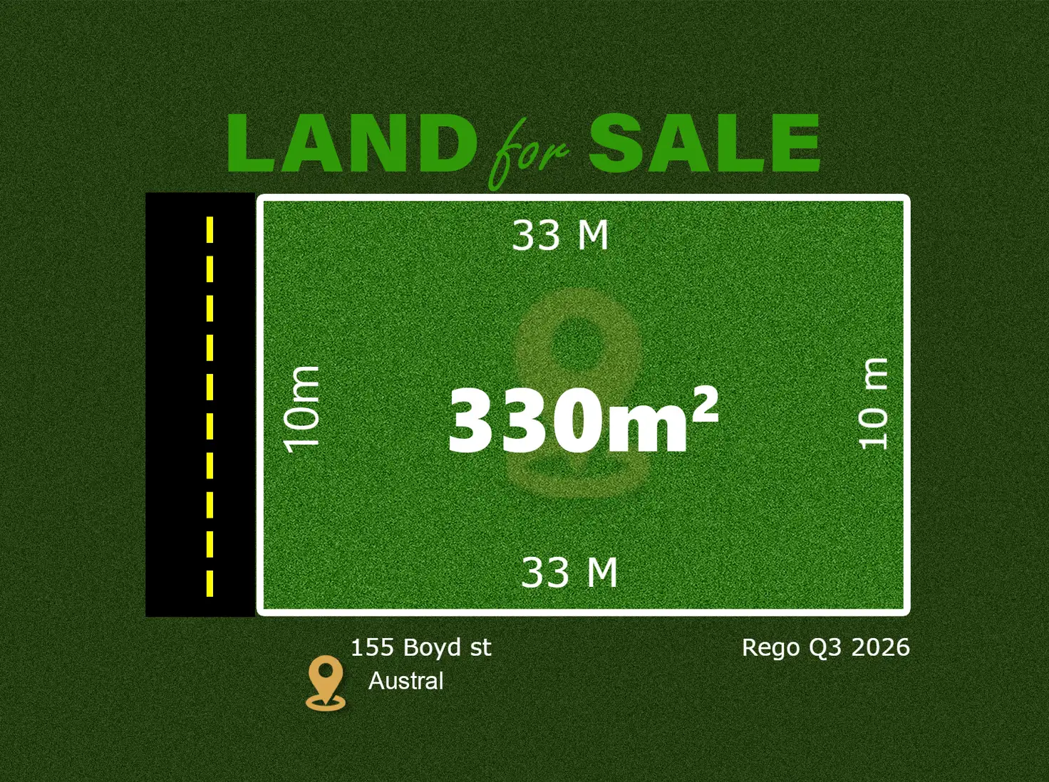 Main view of Homely land listing, LOT 10x, 155 Boyd Street, Austral NSW 2179