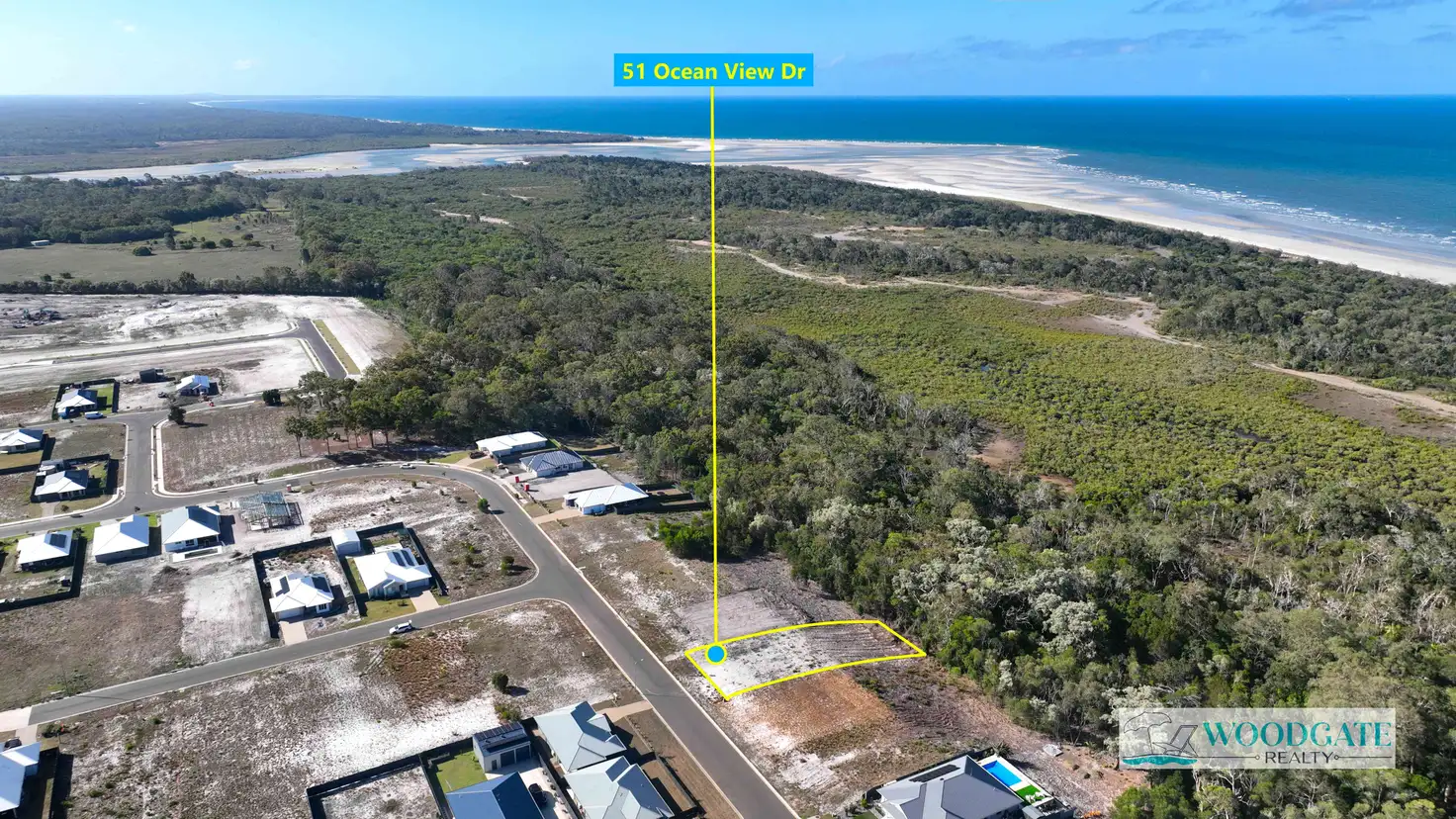 Main view of Homely land listing, 51 OCEAN VIEW DRIVE, Woodgate QLD 4660