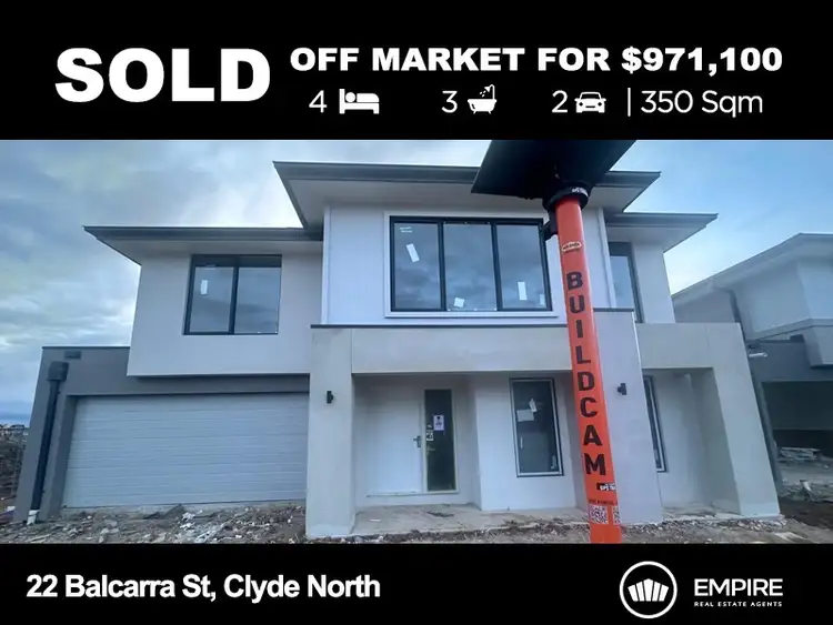 Main view of Homely house listing, 22 Balcarra Street, Clyde North VIC 3978
