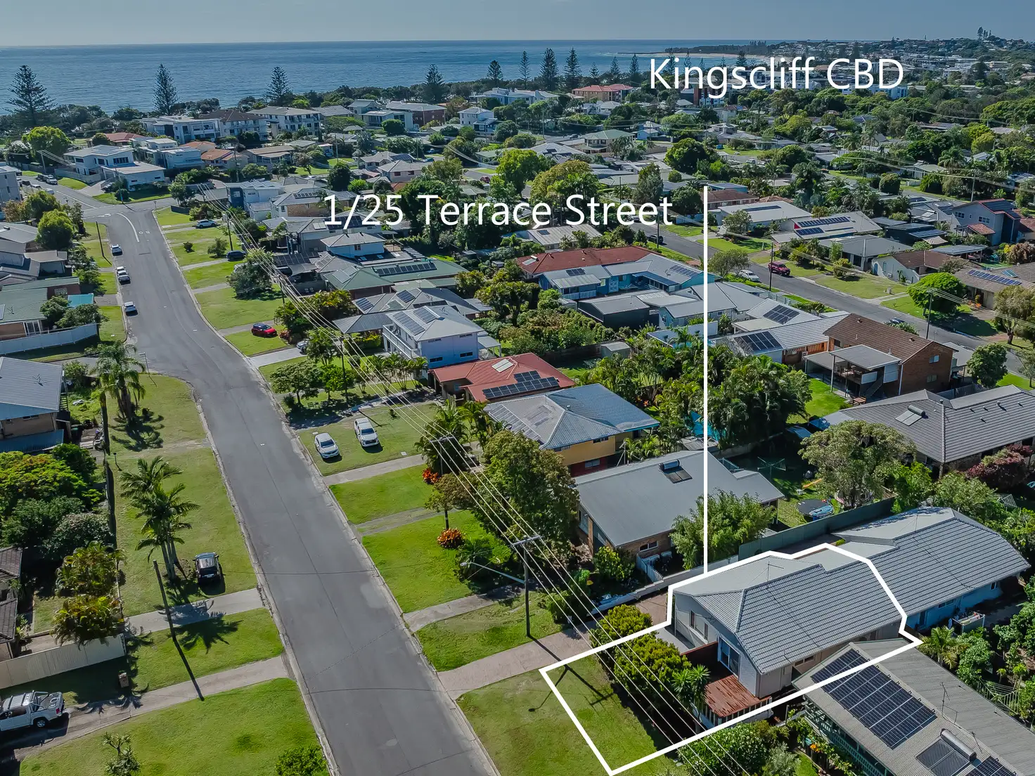 Main view of Homely semi-detached listing, 1/25 Terrace Street, Kingscliff NSW 2487