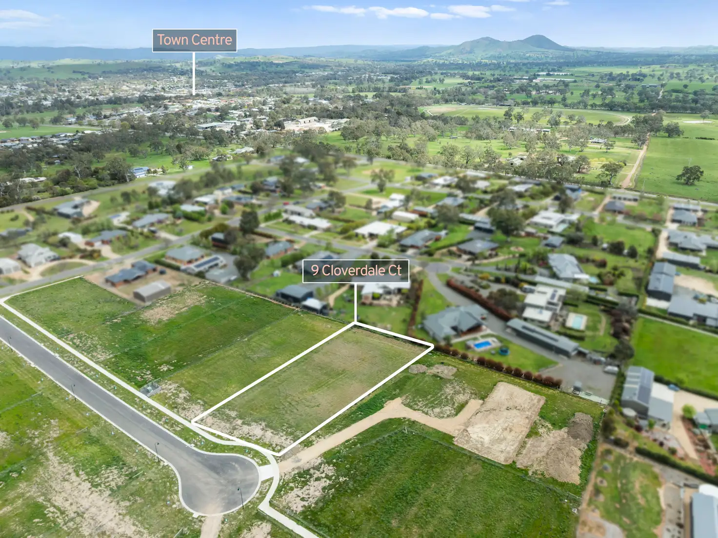 Main view of Homely land listing, 9 Cloverdale Court, Mansfield VIC 3722