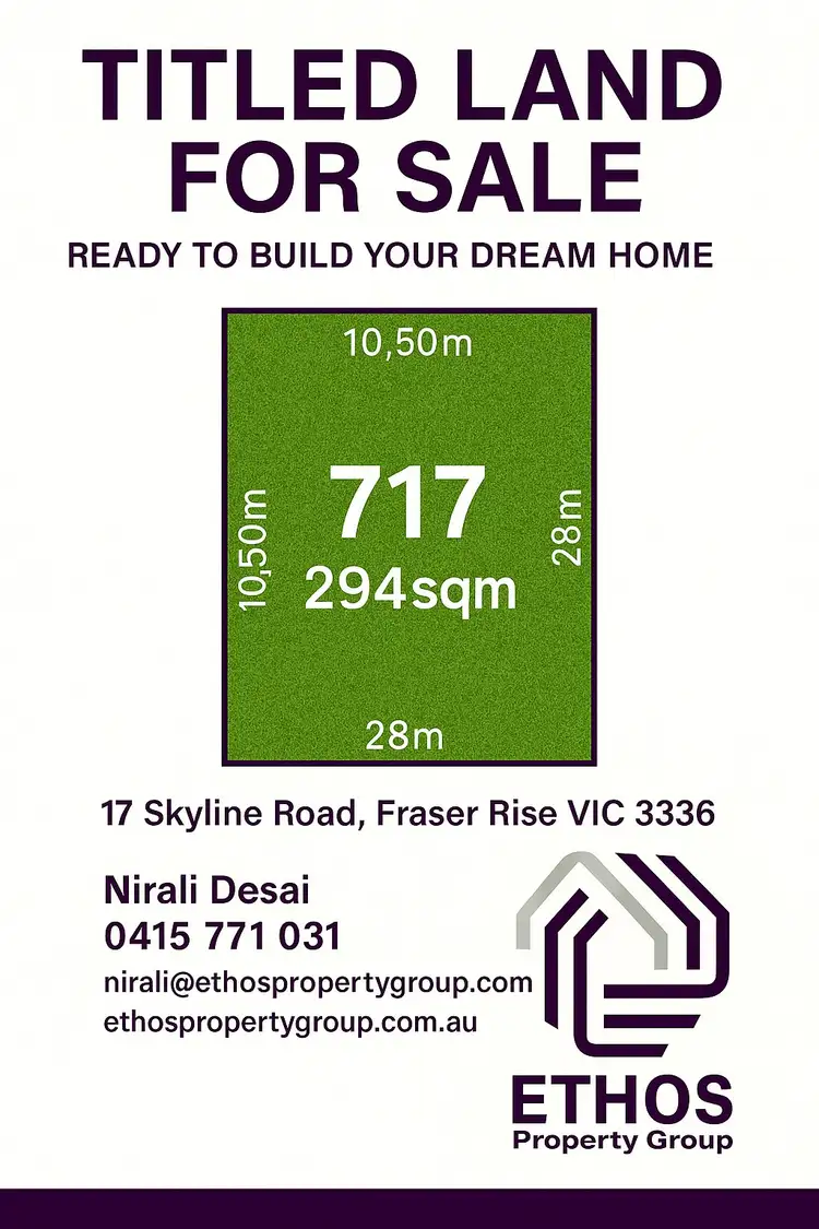 Main view of Homely land listing, 17 Skyline Road, Fraser Rise VIC 3336