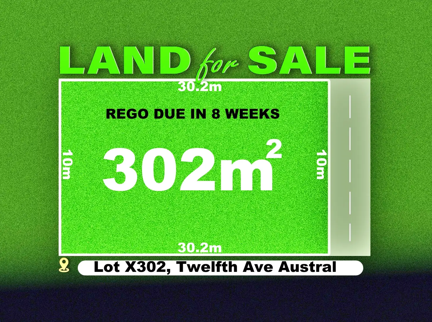 Main view of Homely land listing, LOT X302 Twelfth Avenue, Austral NSW 2179