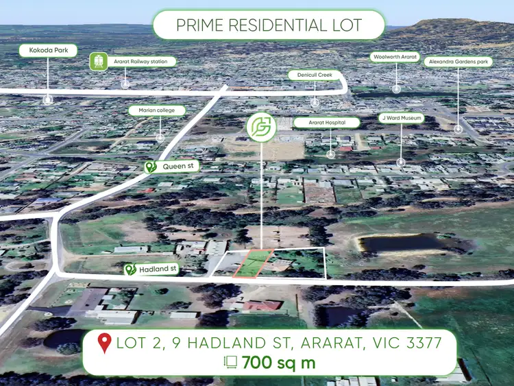 Second view of Homely land listing, LOT 2, 9 Hadland Street, Ararat VIC 3377