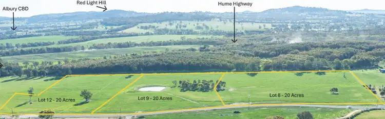 Main view of Homely land listing, LOT 8, 9 & 12 Eagle Rise Road, Table Top NSW 2640