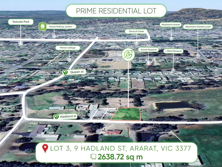 Second view of Homely land listing, LOT 3, 9 Hadland Street, Ararat VIC 3377