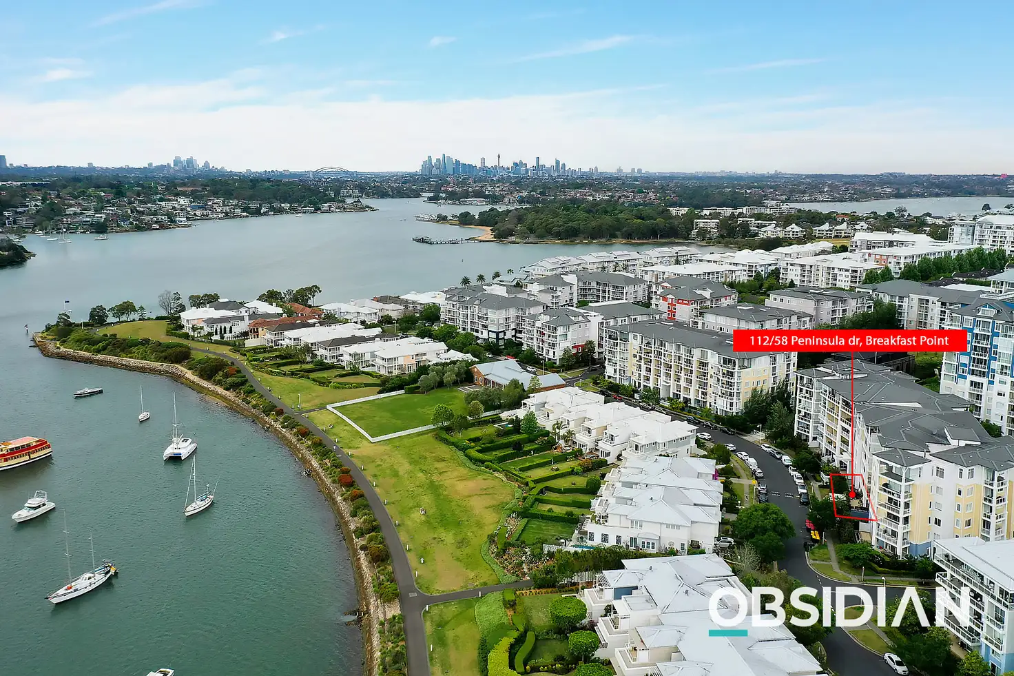 Main view of Homely apartment listing, 112/58 Peninsula Drive, Breakfast Point NSW 2137