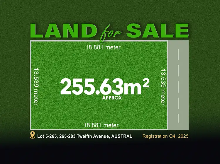 LOT 5-265, 265-283 Twelfth Avenue, Austral NSW 2179