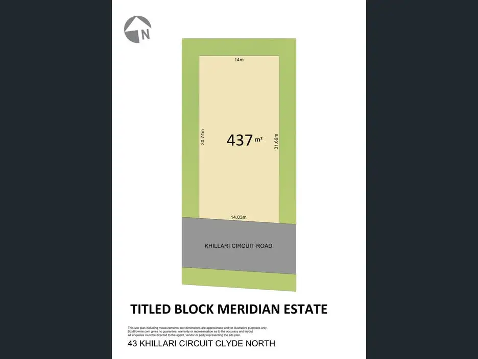 Main view of Homely land listing, 43 Khillari Circuit, Clyde North VIC 3978