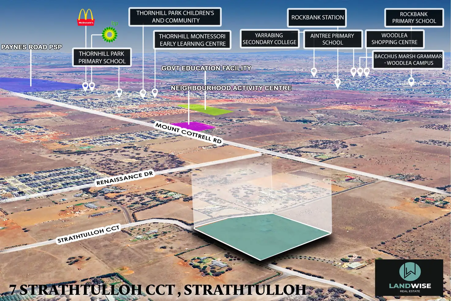 Main view of Homely land listing, 7 Strathtulloh Circuit, Strathtulloh VIC 3338