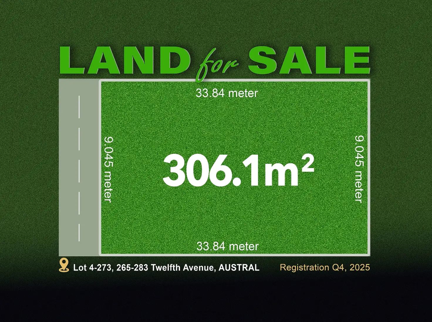 Main view of Homely land listing, LOT 4-27X Twelfth Avenue, Austral NSW 2179