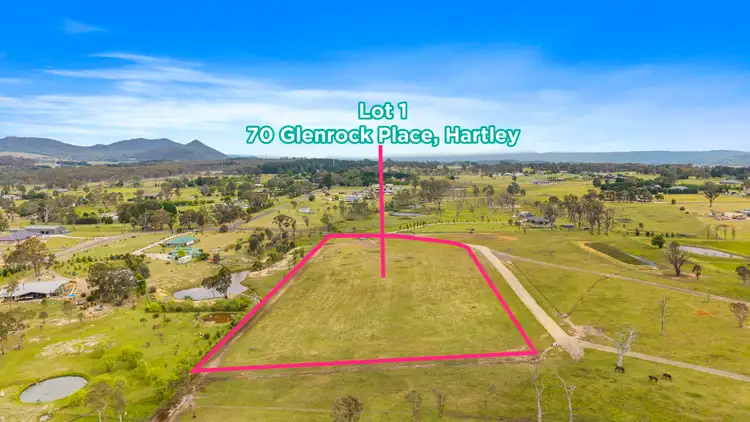 Second view of Homely land listing, LOT 1, 70 Glenrock Place, Hartley NSW 2790
