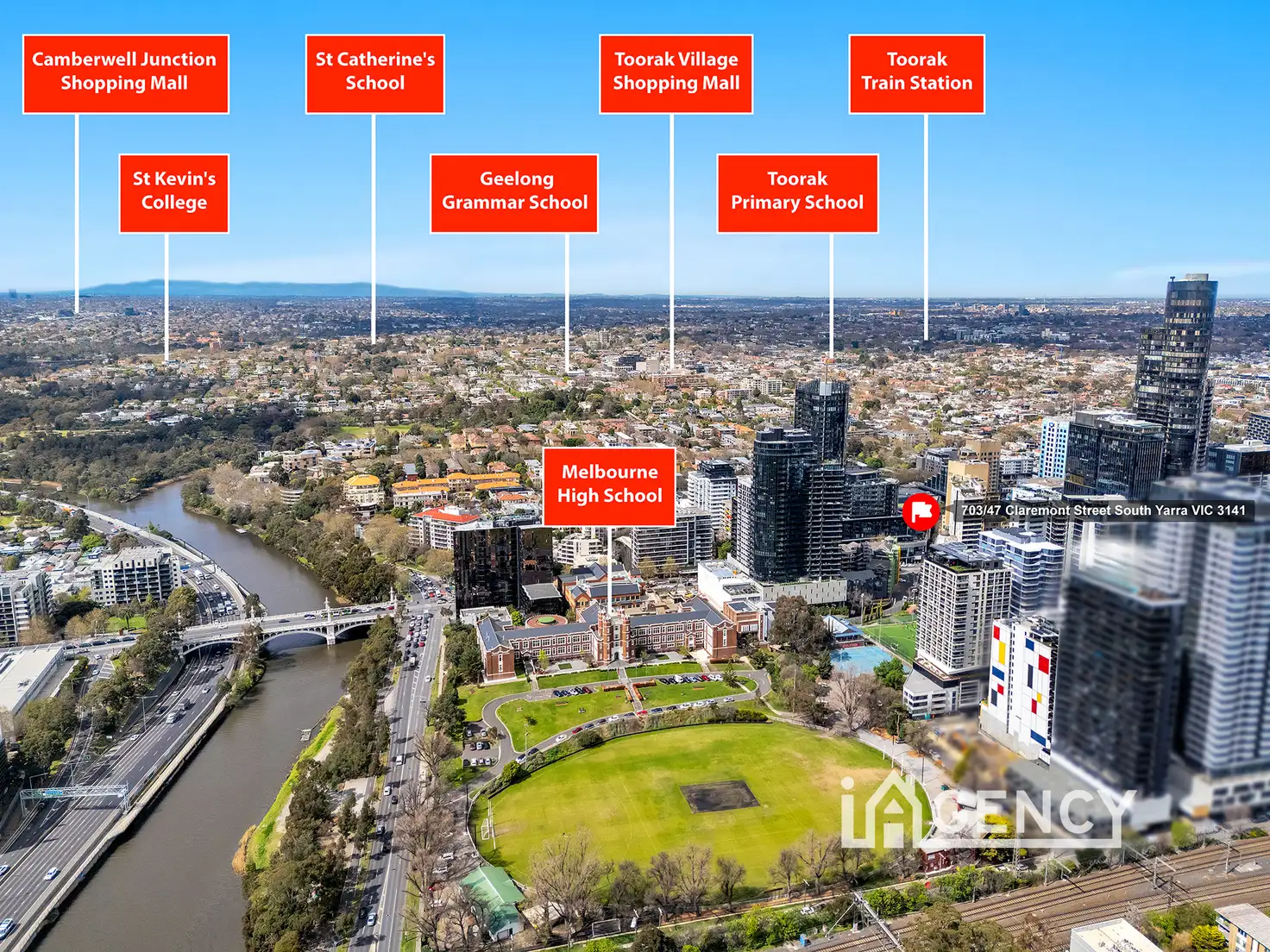 Main view of Homely apartment listing, 703/47 Claremont Street, South Yarra VIC 3141