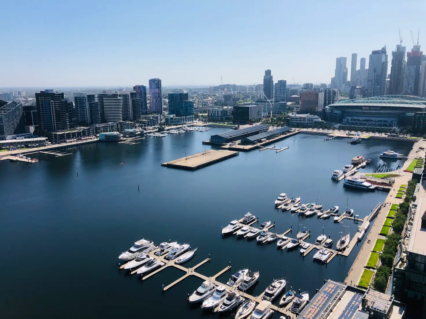 Main view of Homely apartment listing, 2706/915 Collins Street, Docklands VIC 3008