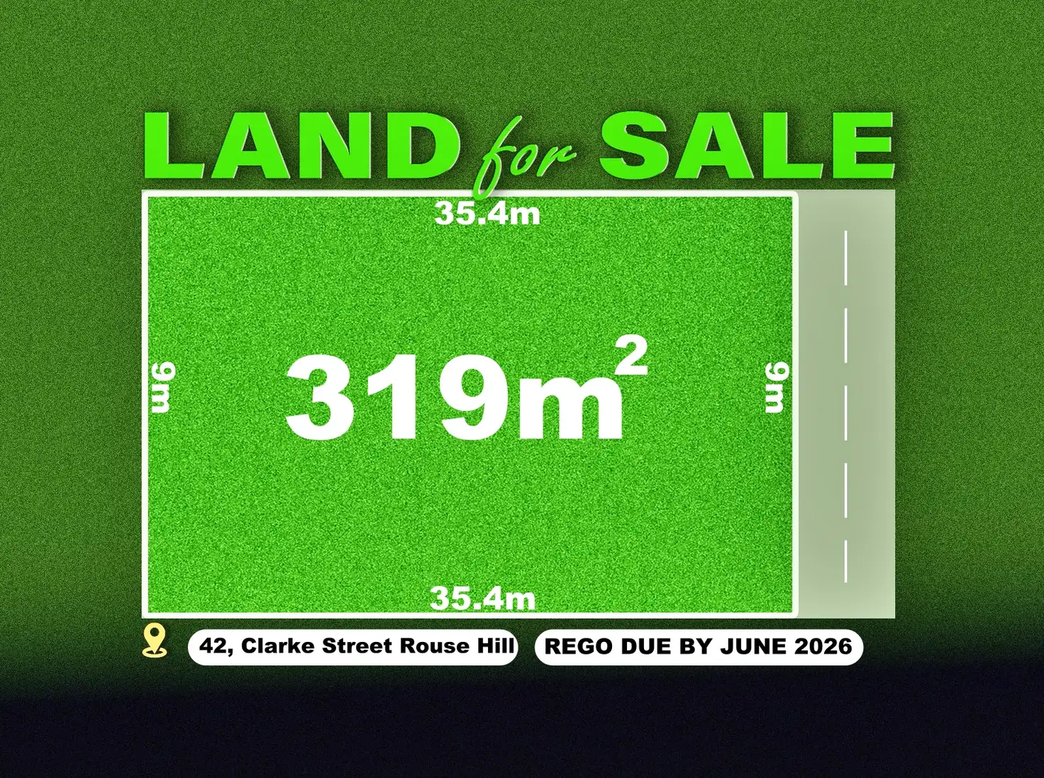 Main view of Homely land listing, LOT X6, 42 Clarke Street, Rouse Hill NSW 2155