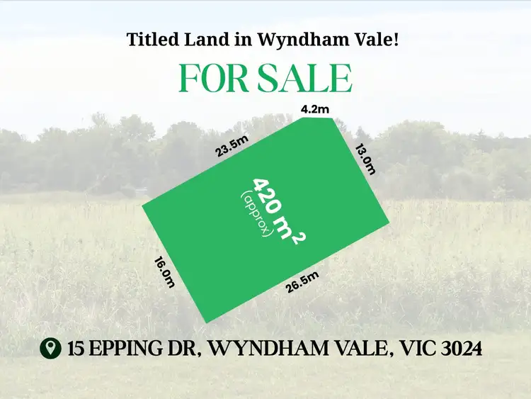 15 Epping Drive, Wyndham Vale VIC 3024