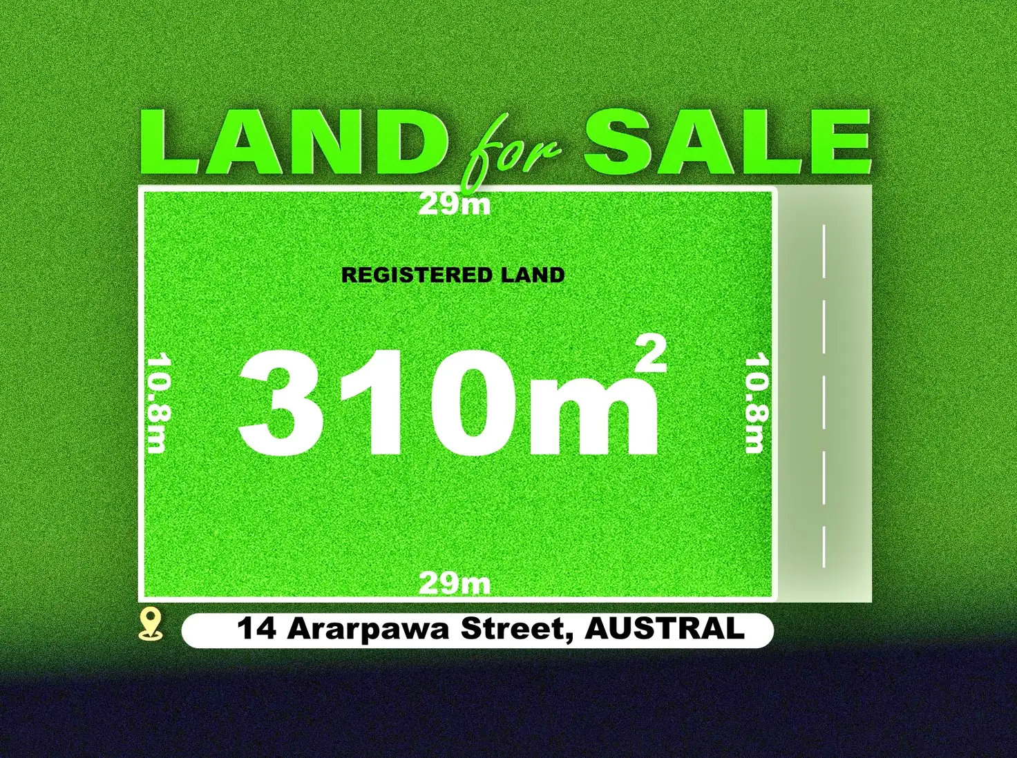 Main view of Homely land listing, 14 Arapawa St, Austral NSW 2179