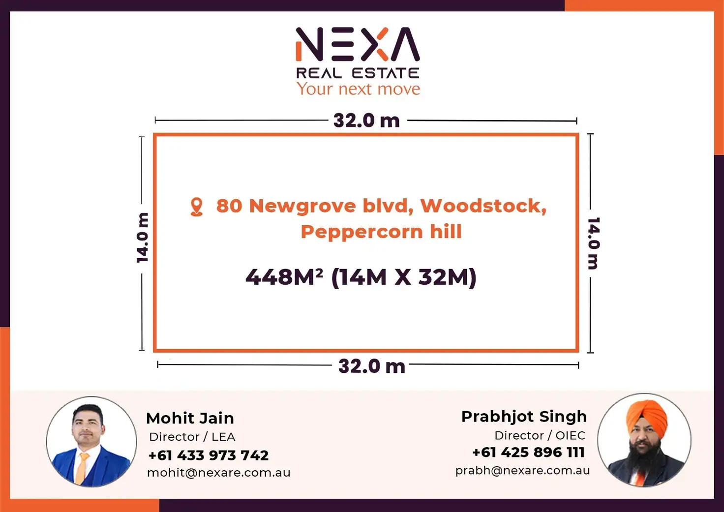 Main view of Homely land listing, 80 Newgrove Boulevard, Woodstock VIC 3751