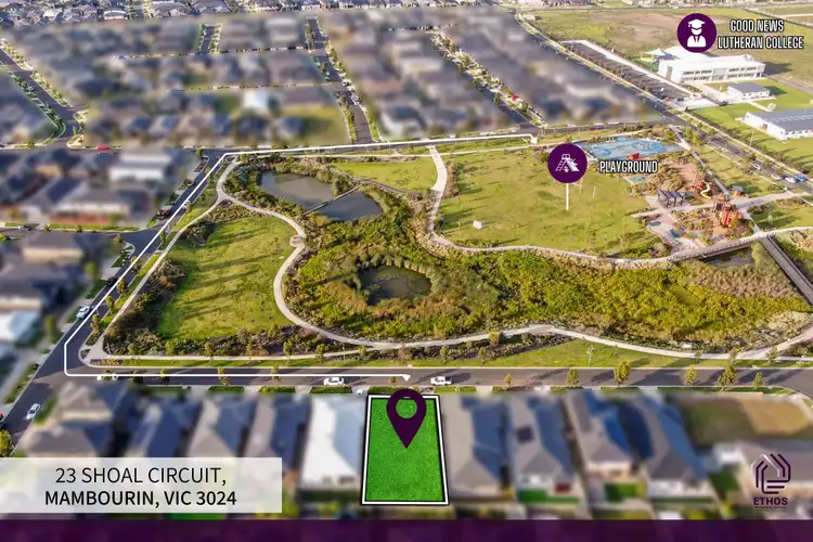 Second view of Homely land listing, 23 Shoal Circuit, Mambourin VIC 3024