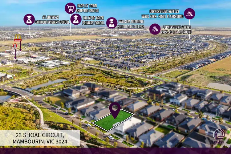 Fourth view of Homely land listing, 23 Shoal Circuit, Mambourin VIC 3024